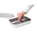 Caserola pentru pranz, Brabantia, Make&Take, 26x17.4x6.3 cm, 2 L, inox, argintiu mat