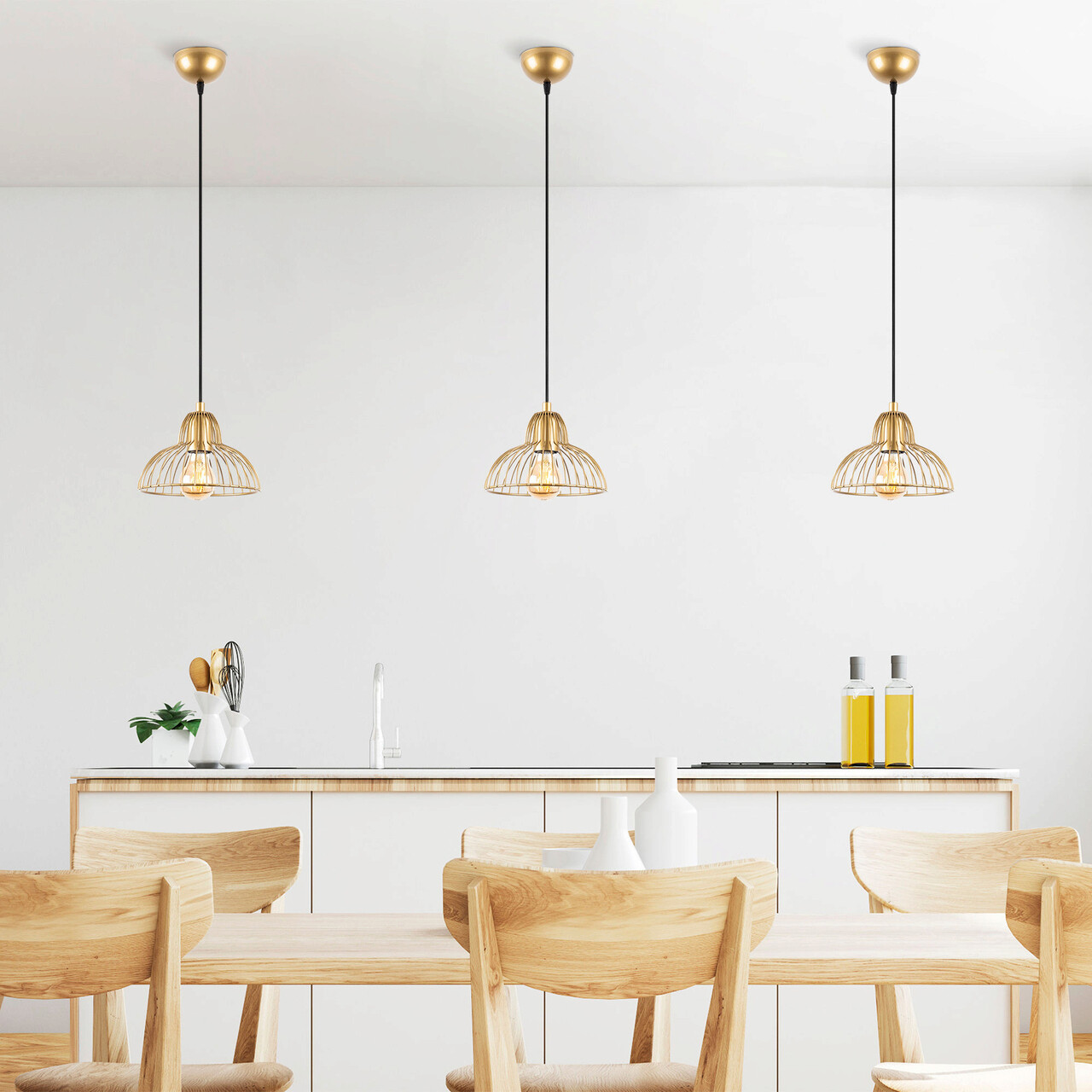 Lustra, Fulgor, 942FLG1436, Metal, Auriu - 1 | YEO