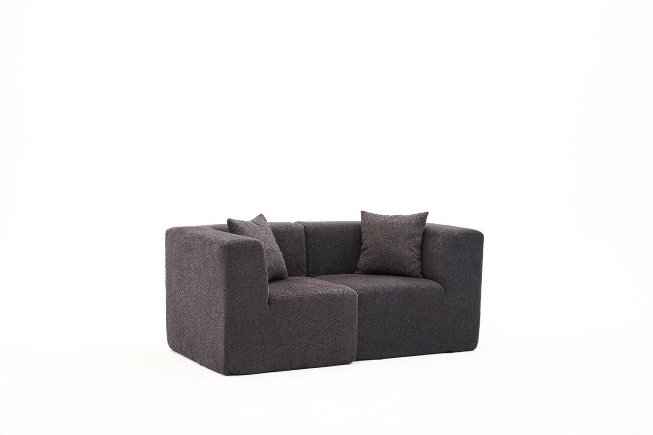 Canapea 2 locuri, Atelier del Sofa, 613LFS1119, Antracit — imaginea 5