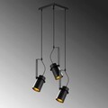 Lustra, Tatum, 584TTM1409, Metal, Negru
