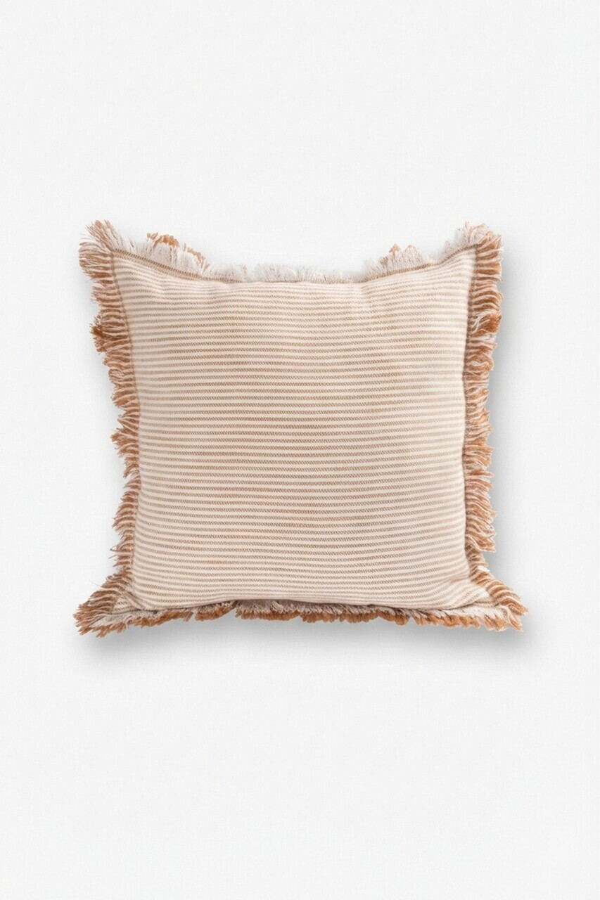 Husa de perna, Lyra, 45x45 cm, FIBRE NATURALE, Galben mustar — imaginea 3