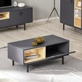 Set mobilier living, Inarch, Natural,  Antracit