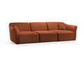 Canapea 5 locuri, Hailey, Micadoni Home, 292x102x79 cm, tesatura boucle, gri deschis