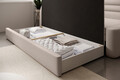 Canapea extensibila brat stanga 3 locuri, ELTAP, Fabillo, 223x86x80 cm, lemn/poliester, bej