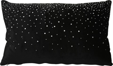 Perna diamonds, 50x30x8 cm, poliester, negru