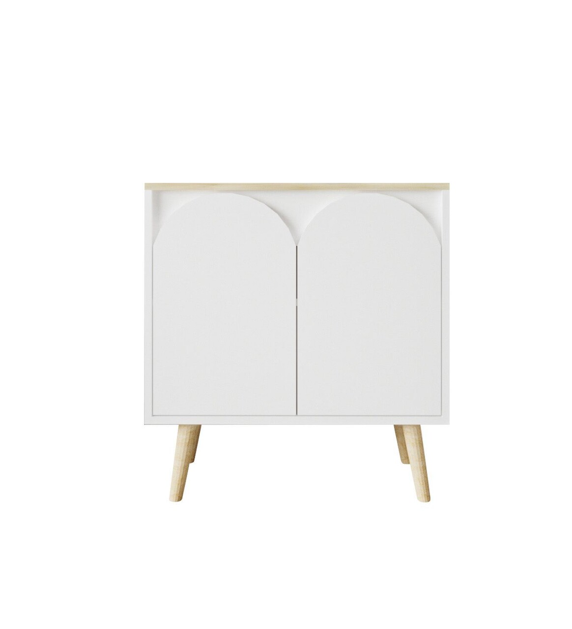 Consola, Hanah Home, Venezia 75, 76x80x30 cm, PAL, Stejar Safir / Alb - view 4