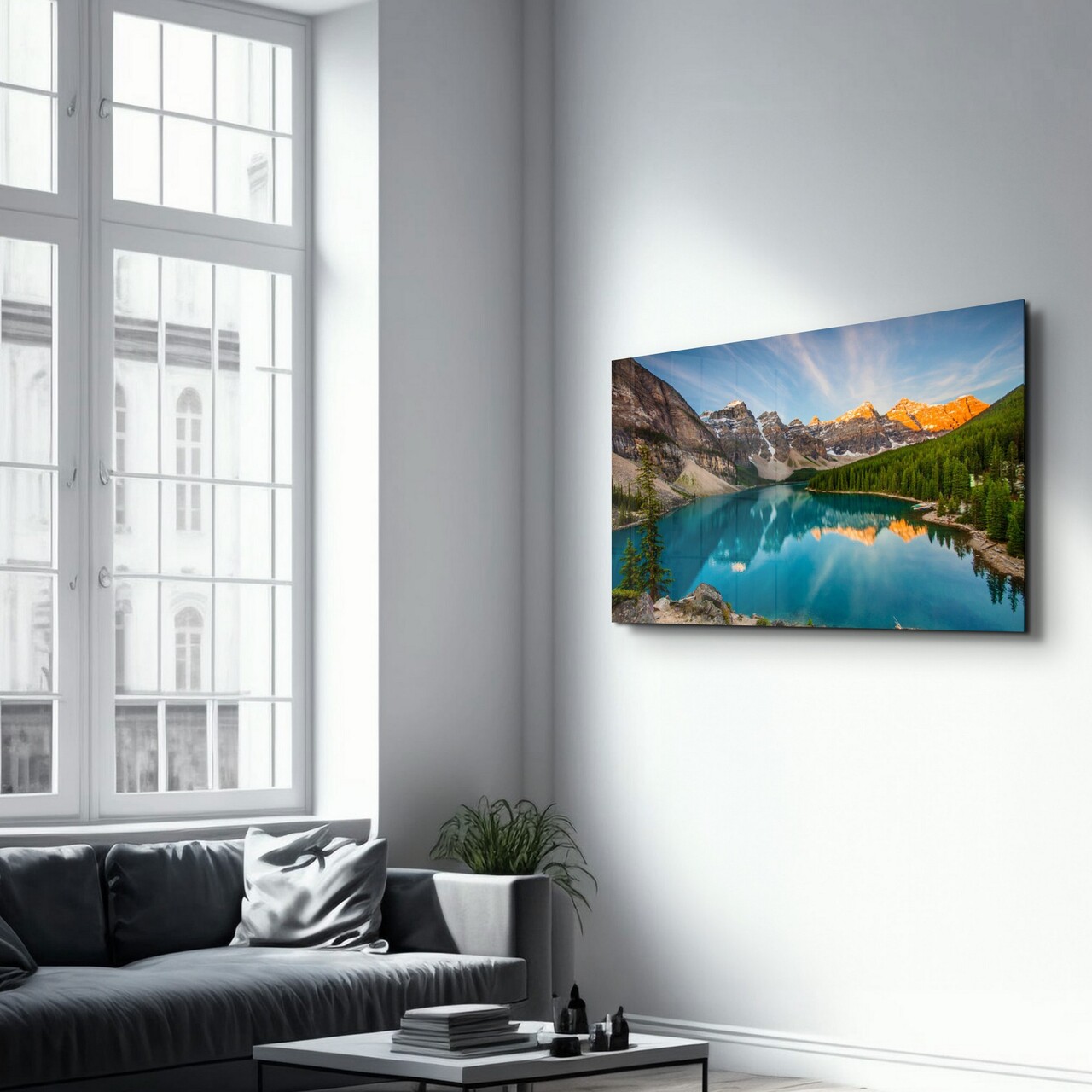 Tablou decorativ, OGLS-1100, Dimensiuni: 46 x 72 cm, Multicolor - view 4