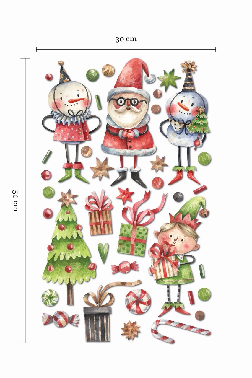 Sticker decorativ, 309102_3050, 30 x 50 cm, Multicolor — imaginea 4