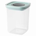 Caserola cu capac etans BergHOFF, Leo, 1 L, 11.5 x 11.5 x 15 cm, plastic, verde
