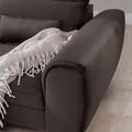 Coltar extensibil stanga 4 locuri ELTAP, Foble, 267x196x100 cm, lemn/poliester, maro inchis