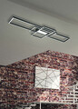Plafoniera Irvine, TRIO, 105x42x6.5 cm, 60W, 1x SMD, metal, antracit