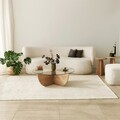 Masuta de cafea, Neostill, Lily, 90x30x90 cm, Sticla temperata , Maro