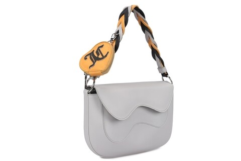 Geanta juicy couture 368, 30x2x20 cm, piele ecologica, gri