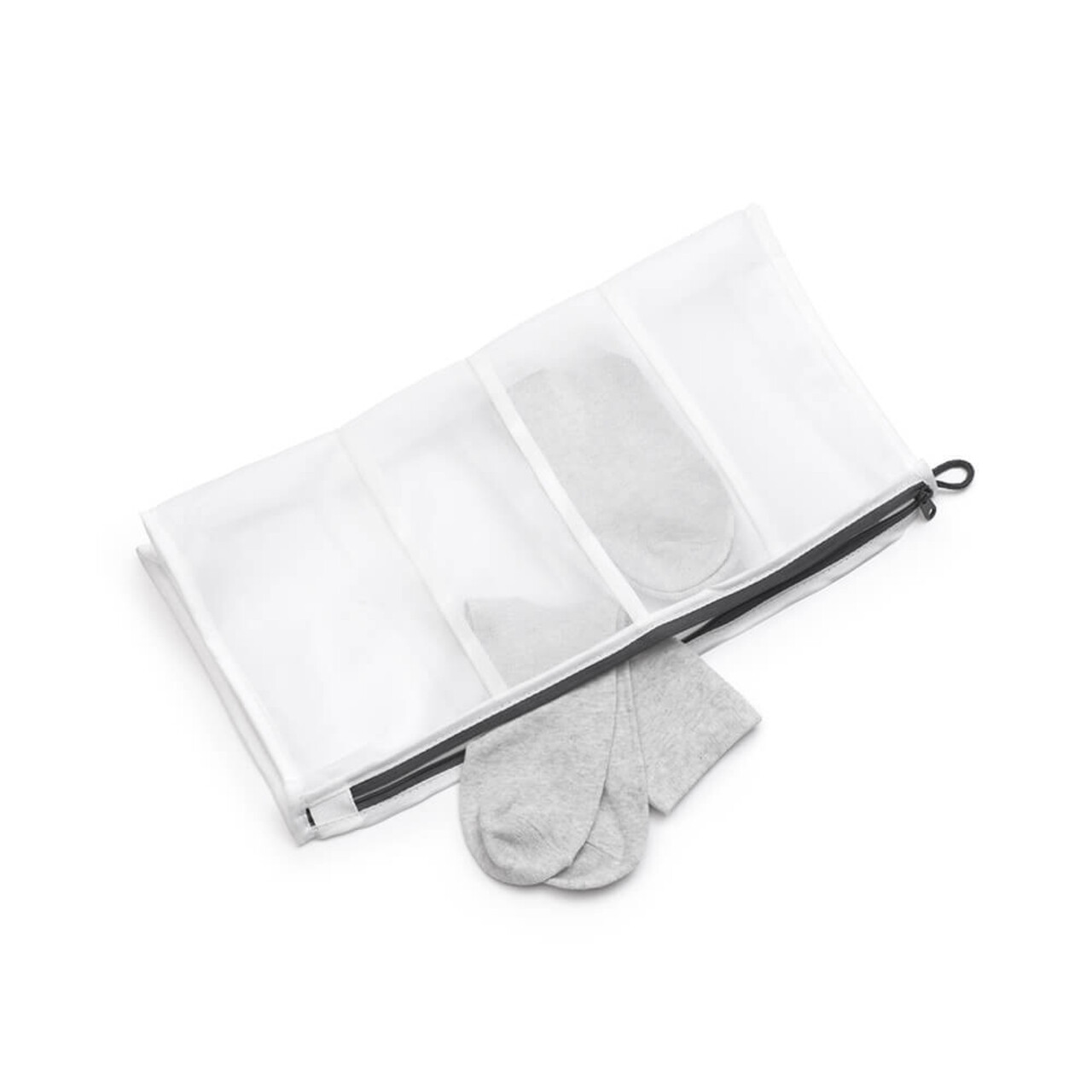 Husa pentru spalat sosete, Brabantia, Wash bag, 42x22 cm, textil, alb/gri - 2 | YEO