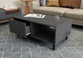 Masuta de cafea, Puqa Design, Nando, 100x43x60 cm, PAL, Antracit
