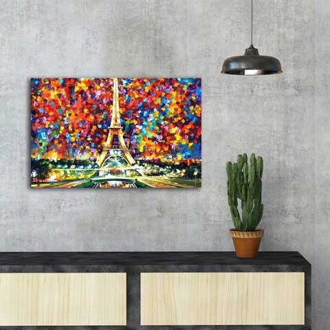 Tablou decorativ, famousart-091, canvas, dimensiune: 45 x 70 cm, multicolor