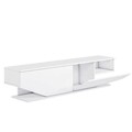 Comoda TV, Minima, Ares, 160x37x32.7 cm, Alb