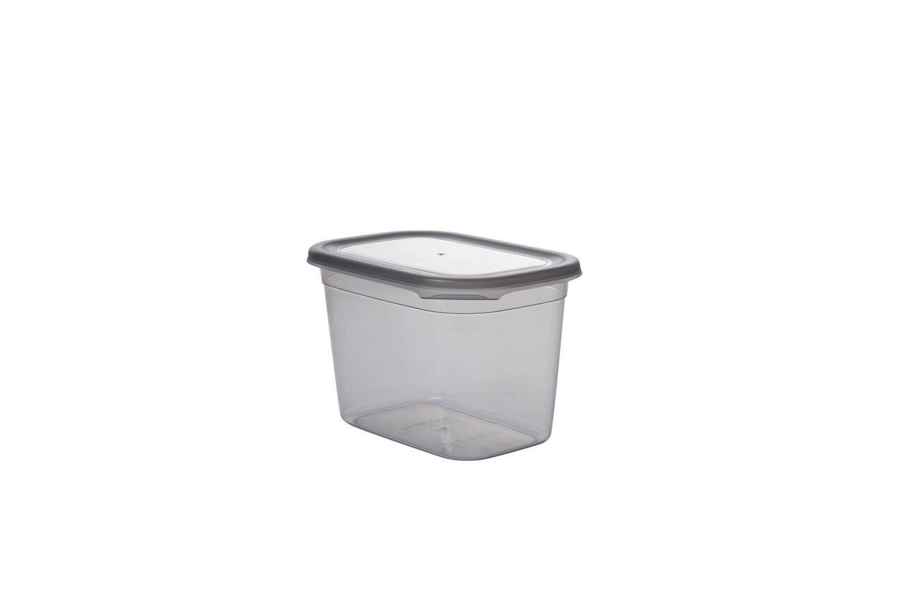 Set recipiente depozitare, Hermia, 964FRM5341, Dimensiune: 14 x 14 x 10 cm / 1150 ml (4 bucăți), Antracit - view 5