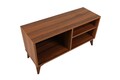 Comoda TV Zisino Walnut, Kalune Design, 100x35x54 cm, maro
