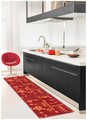 Covor pentru bucatarie Vegan, Decorino, 67x800 cm, poliester, rosu