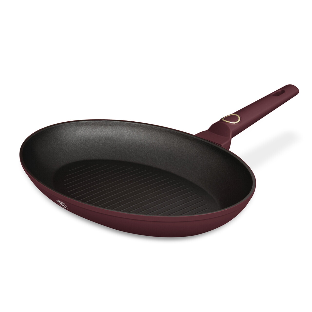 Tigaie pentru peste Berlinger Haus, Leonardo, 35 cm, aluminiu forjat, visiniu mat - imagine 2