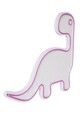 Decoratiune luminoasa LED, Dino the Dinosaur, Benzi flexibile de neon, DC 12 V, Roz