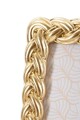Rama foto Rope, Mauro Ferretti, 15x20 cm, polirasina/sticla, auriu