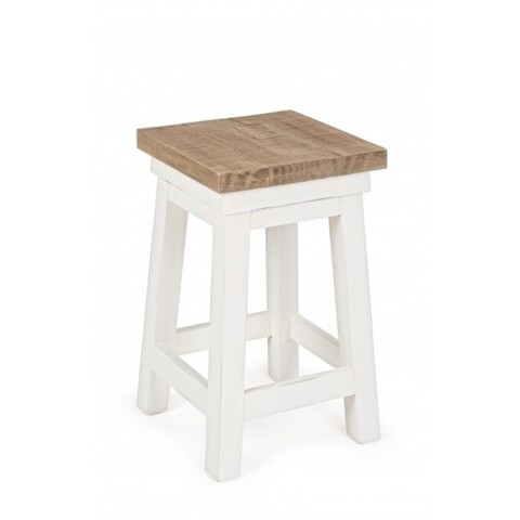 Scaun, Elvia Small, Bizzotto, 28x28x45 cm, MDF/lemn de pin 28x28x45