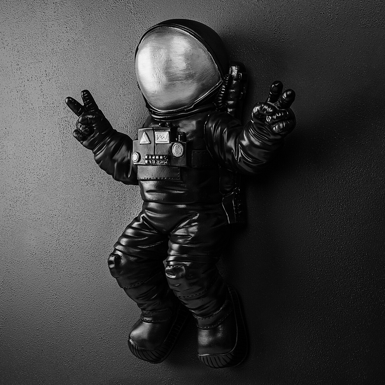 Decoratiune de perete, Cosmonaut 4, Lățime: 35 cm Înălțime: 47 cm Adâncime: 10 cm, Multicolor - view 7