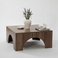 Masuta de cafea, Neostill, Collesium, 80x37x80 cm, PAL, Maro
