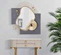 Oglinda decorativa Art, Mauro Ferretti, 80 x 72.4 cm, fier/MDF, multicolor