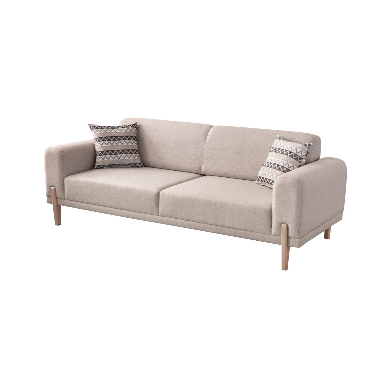 Canapea extensibila 3 locuri, Atelier del Sofa, 752EST1128, Lemn de carpen;PAL, Crem - view 7