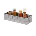 Organizator dulap, Compactor, Tex Large, 30 x 12 x 7 cm, textil, gri