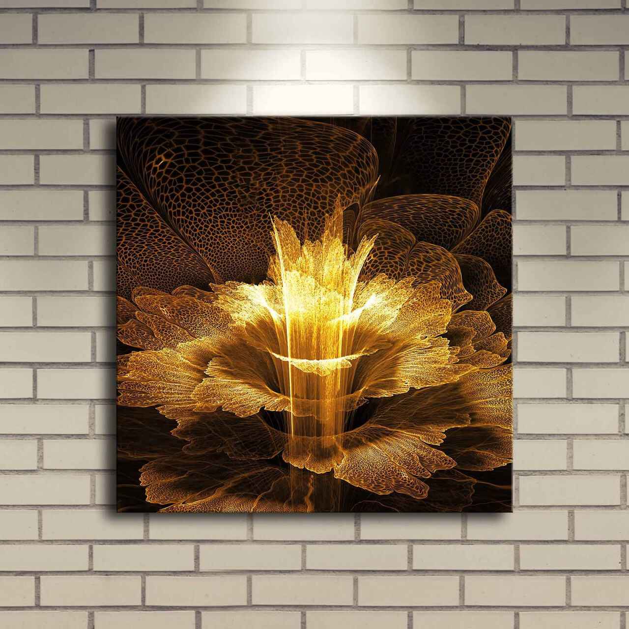 Tablou decorativ cu lumina LED, 4040DACT-6, Dimensiune: 40 x 40 cm, Multicolor - view 2