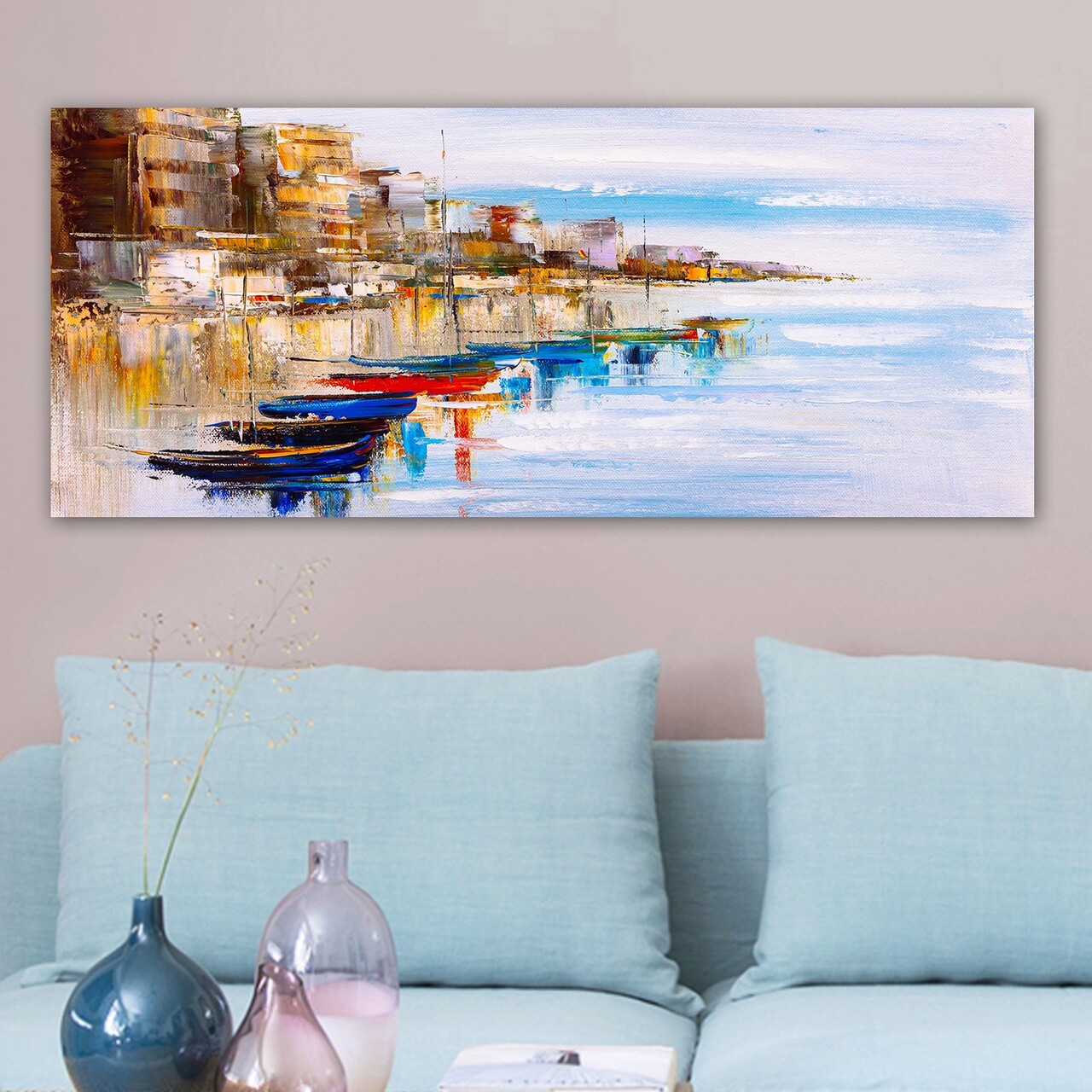 Tablou decorativ YTY641165587_50120 Cadru: 100% LEMN (grosime: 3 cm) Multicolor