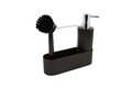 Dozator sapun si perie pentru vase KAR - 47, Rowe, plastic, negru