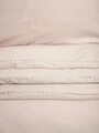 Lenjerie de pat King Size, Tovi, Homla, 200x220 cm, 3 piese, bumbac, bej/maro
