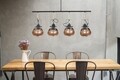 Lustra Cups, Mauro Ferretti, 4 x E27, 20W, 96.5x16.5x84.5 cm, metal