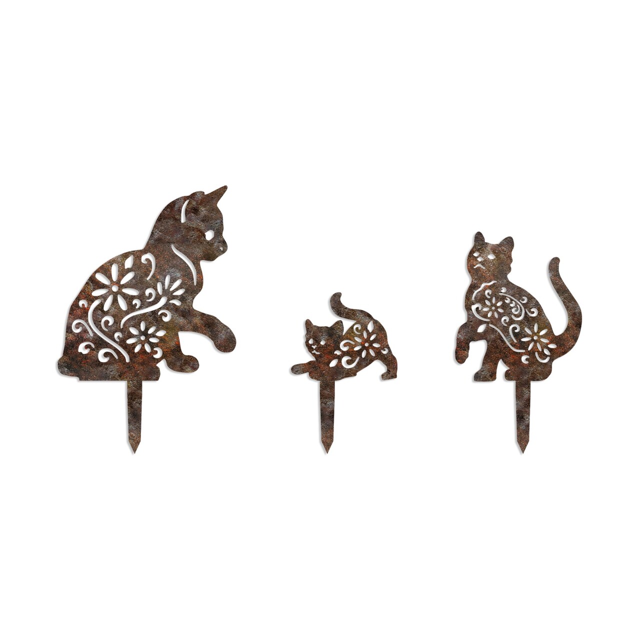 Obiect decorativ de grădină, Fam 09, Maro antichizat - imagine 4