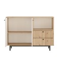 Dulap multifunctional, Locelso, RE2-SW, Stejar / Alb