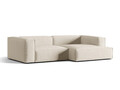 Coltar modular dreapta 4 locuri, Nuria-88, Micadoni Home, 292x147x72 cm, catifea, bej