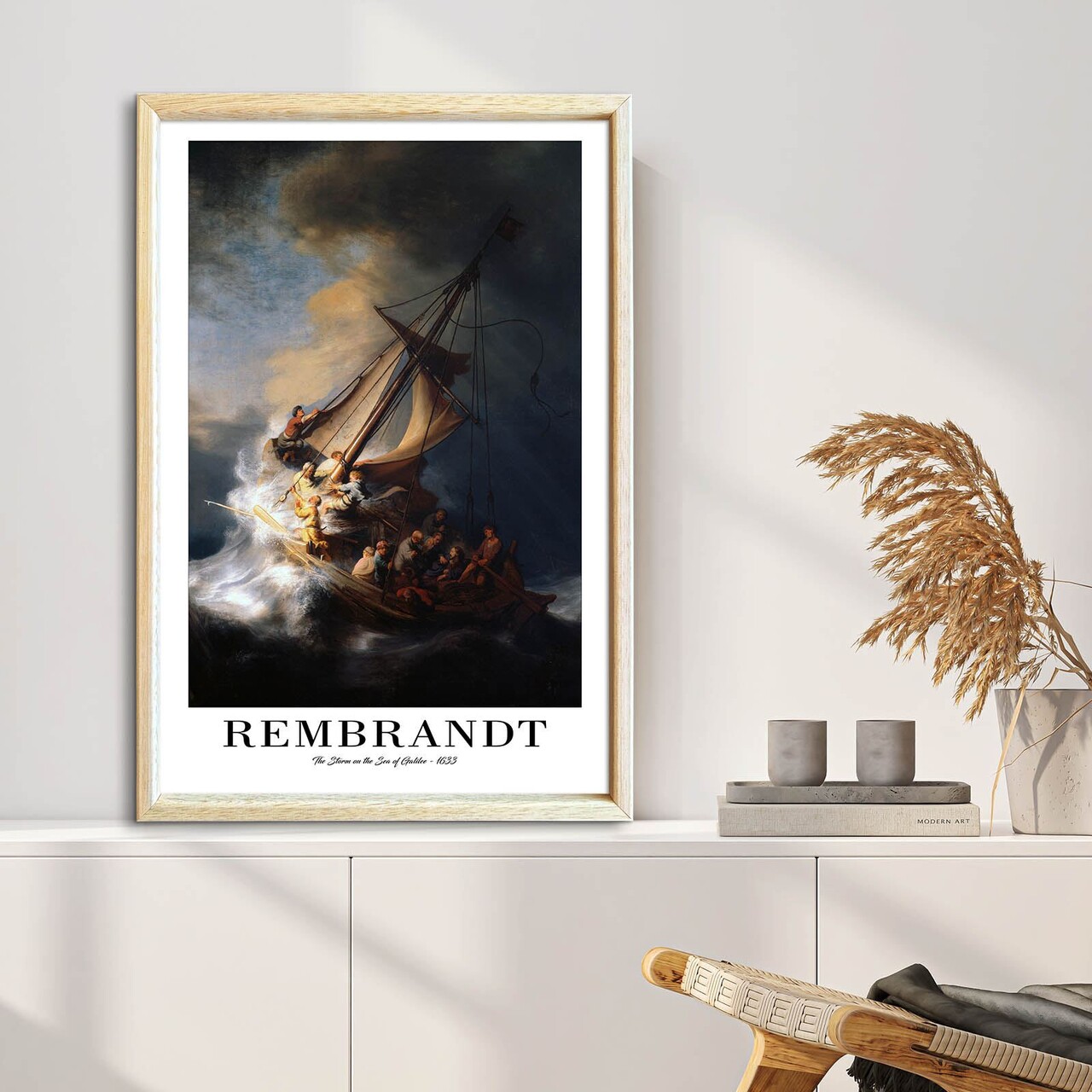Tablou decorativ, 4262AHSREMBRANDT-001, Fundal: 100% MDF (Grosime: 2,7 mm), Multicolor - view 3