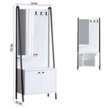 Cuier de perete, Elegance, Lole, Alb/Negru