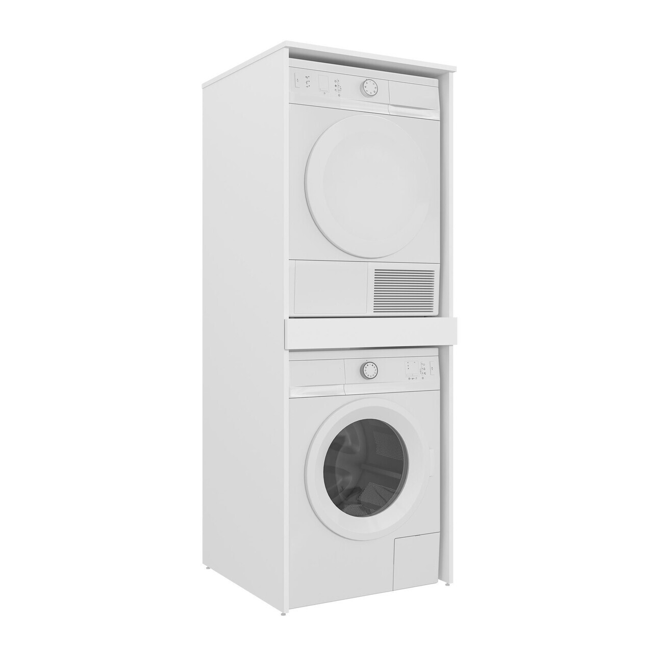 Dulap masina de spalat, Hanah Home, Linfa 70, Alb mat — imaginea 4