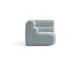 Modul coltar, Neo, Micadoni Home, 100x100x83 cm, tesatura Boucle, albastru deschis