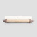 Set pentru copt Easy Bake, Homla, 49x40 cm, bambus/silicon/plastic, crem/maro