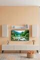 Comoda TV, Hanah Home, Didema 180, 180x40.5x30 cm, Alb / Travertin