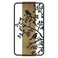 Decoratiune de perete, Nidra, Cadru: Lemn (Grosime: 2 cm), Verde/Negru