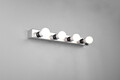 Aplica de perete Theatro, TRIO, 55x8.5x6 cm, 10W, 4x E27, metal, argintiu