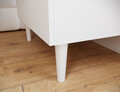 Noptiera ELTAP, Dullum, 60x40x55 cm, PAL/PVC, alb